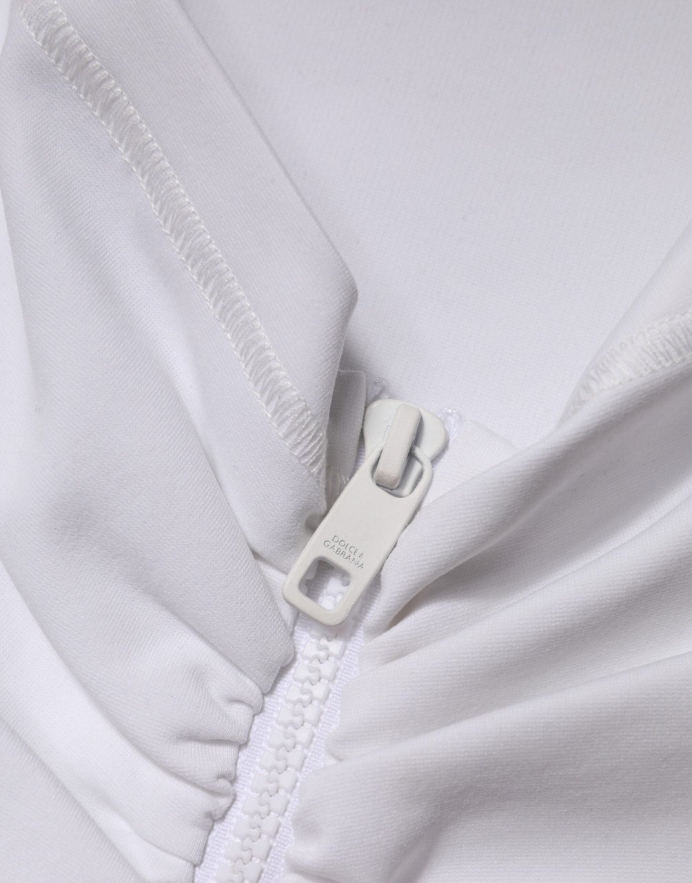Dolce & Gabbana White Viscose Pencil Cut High Waist Mini Skirt Wit
