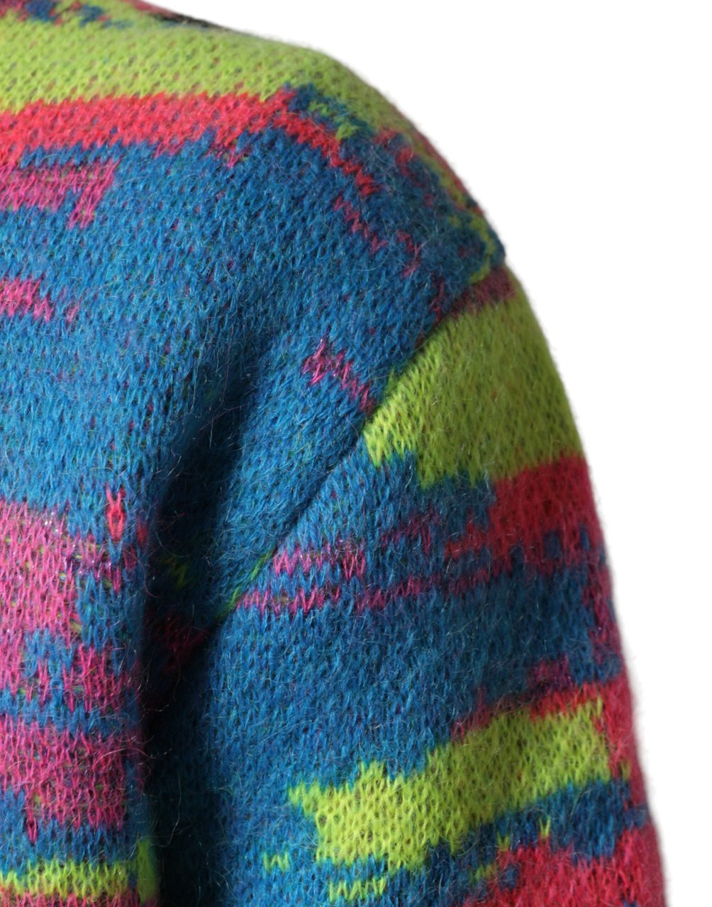 Dolce & Gabbana Multicolor Men Crew Neck Pullover Sweater Divers