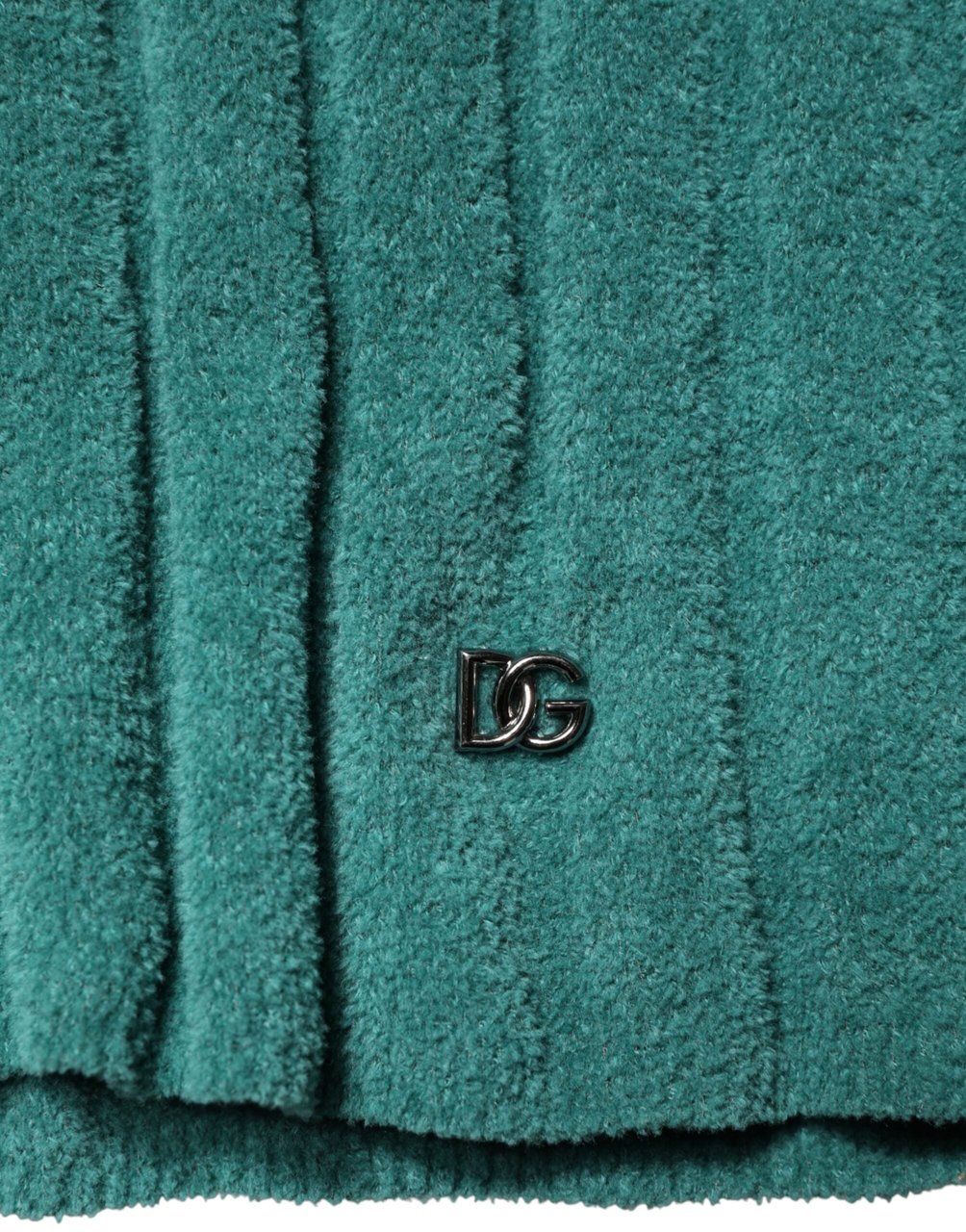 Dolce & Gabbana Dark Green Cotton Blend Men Crew Neck T-shirt Donkergroen