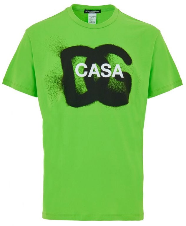 Dolce & Gabbana Dolce & Gabbana Green Cotton Sportswear Groen