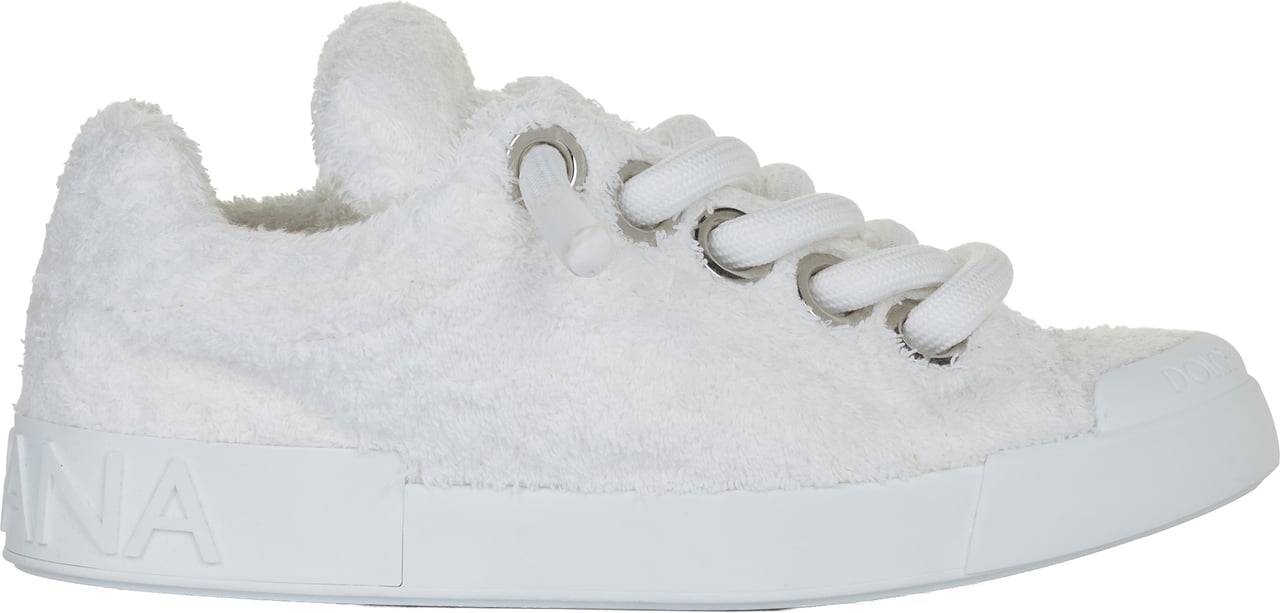 Dolce & Gabbana Portofino Sneaker beige Wit