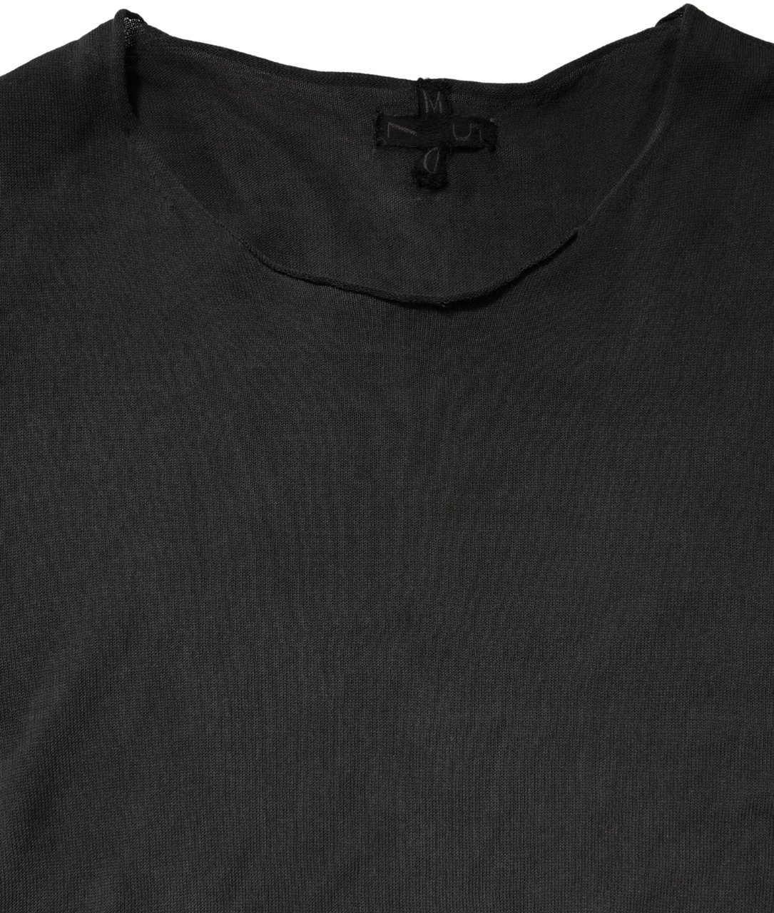 Dolce & Gabbana Sweater Black Cotton Crewneck Sweatshirt Zwart