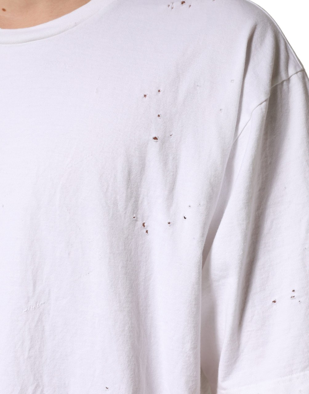 Dolce & Gabbana White Cotton Crewneck Short Sleeve T-Shirt Wit
