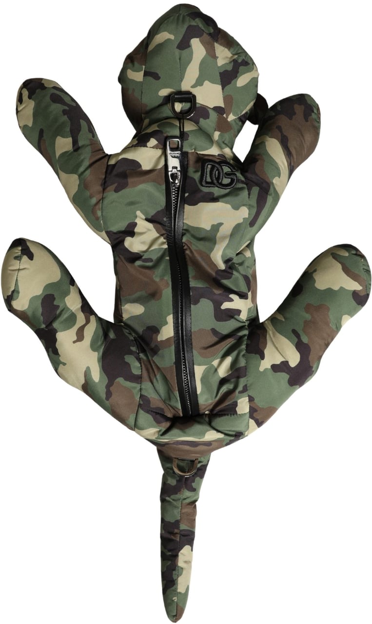 Dolce & Gabbana Multicolor Camouflage Animal Silhouette Waist Borse Bag Divers