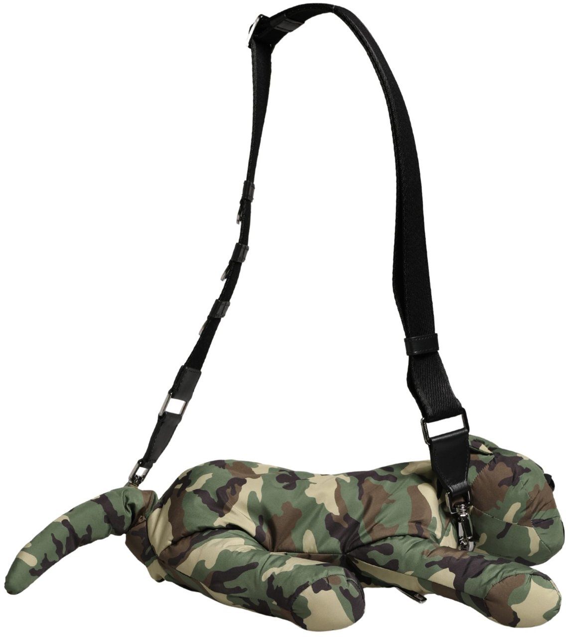 Dolce & Gabbana Multicolor Camouflage Animal Silhouette Waist Borse Bag Divers