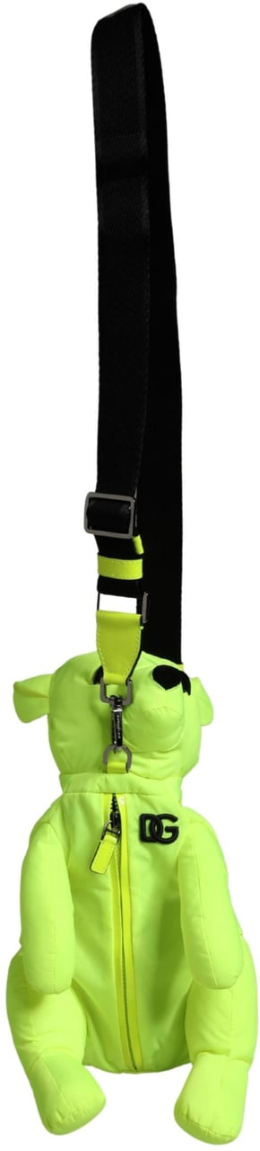 Dolce & Gabbana Green Polyester Animal Silhouette Waist Belt Borse Bag Groen