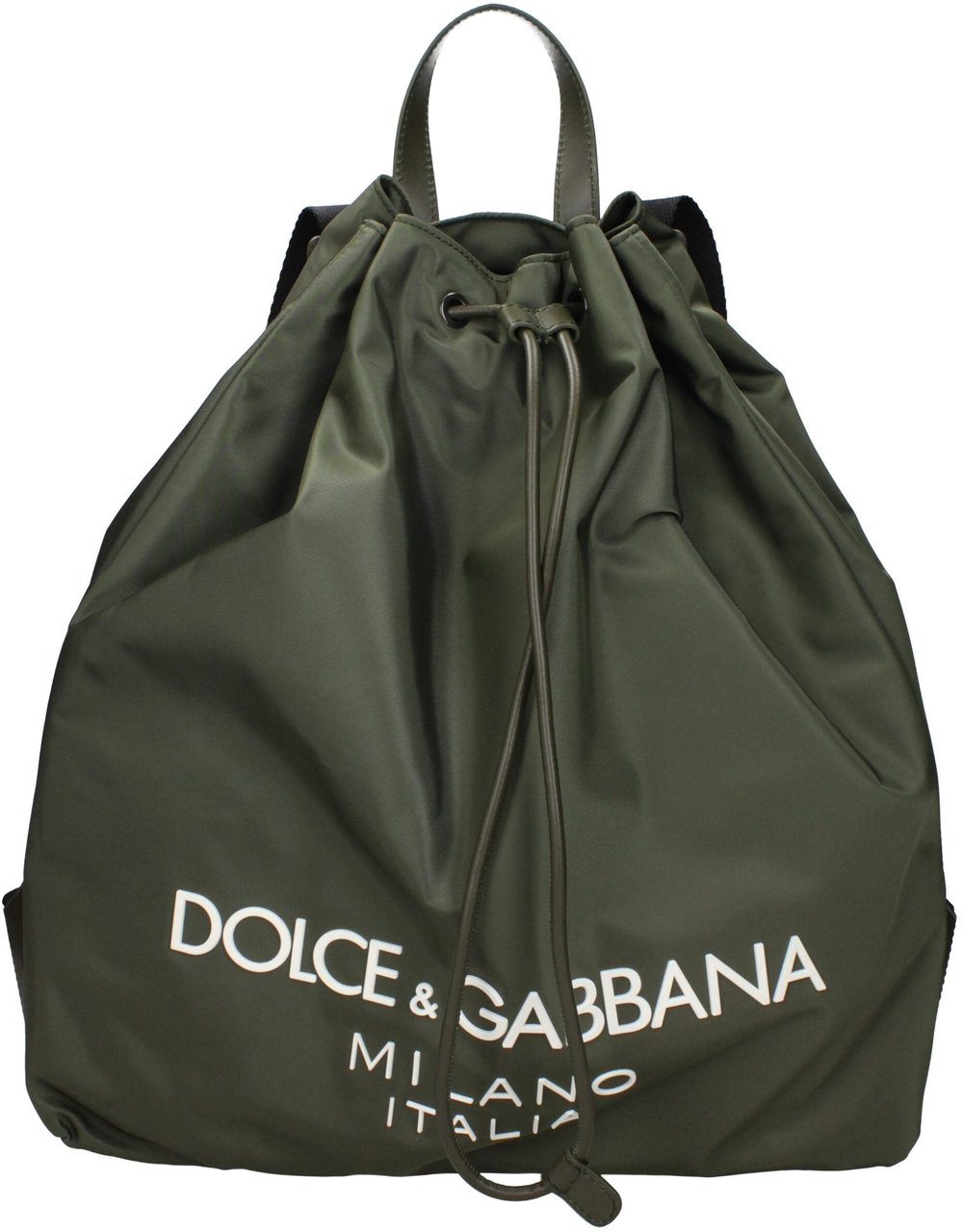 Dolce & Gabbana Dolce & Gabbana Green Nylon Backpack Groen