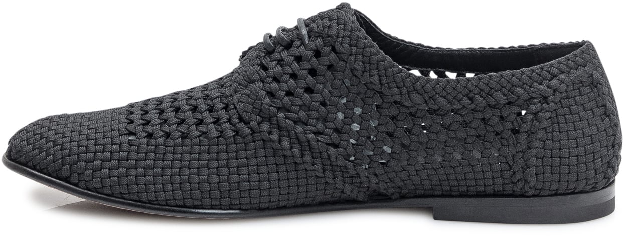 Dolce & Gabbana Derby Intreccio Zwart