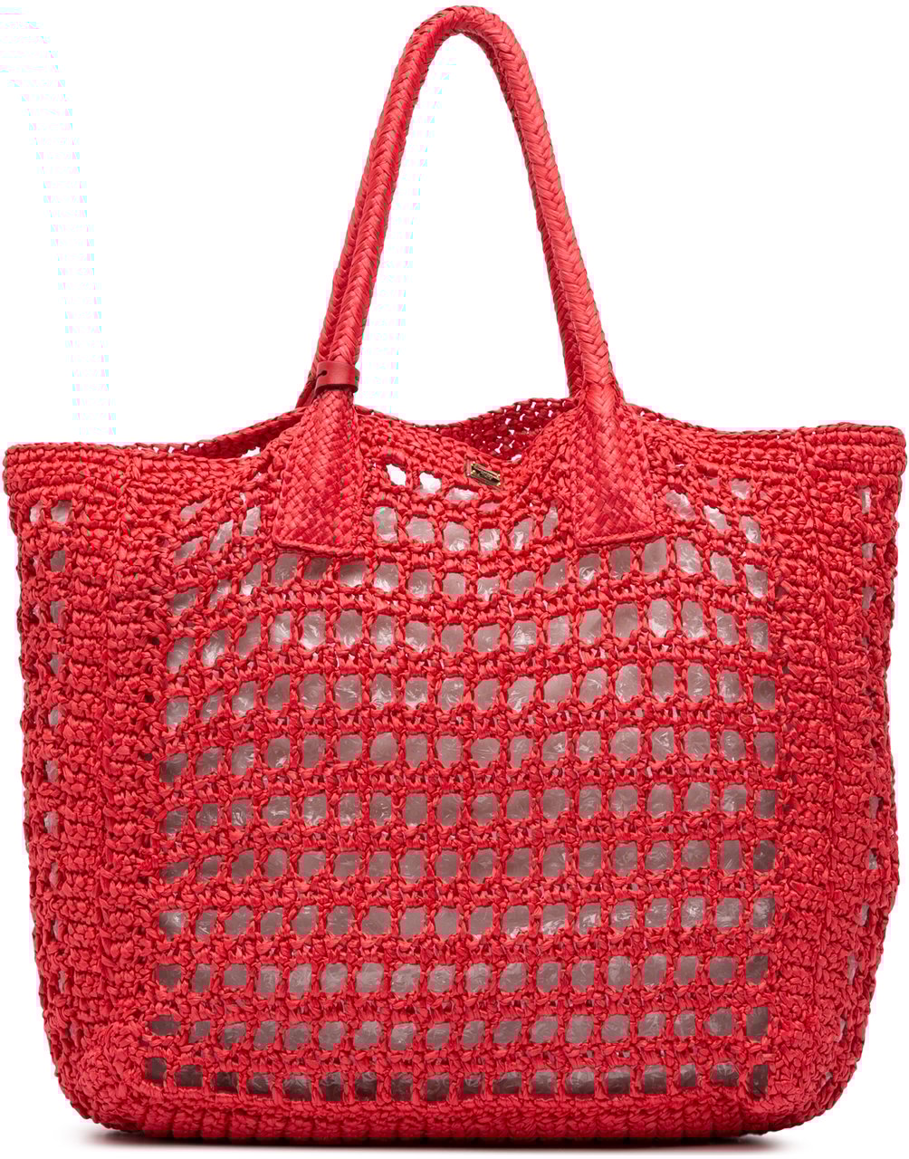Dolce & Gabbana Raffia Tote Rood