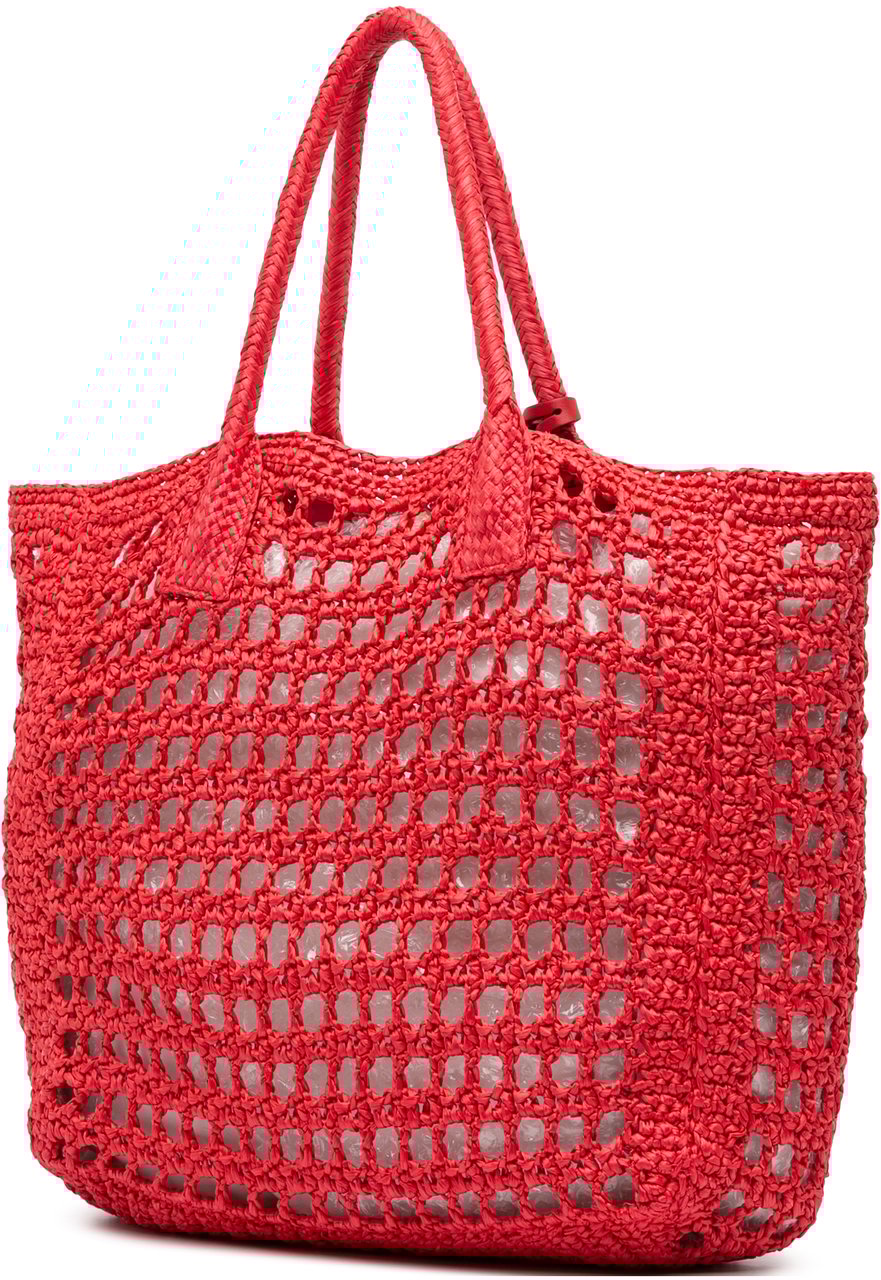 Dolce & Gabbana Raffia Tote Rood