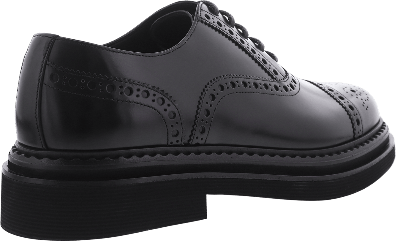 Dolce & Gabbana Heren Brushed Oxfords Zwart Zwart