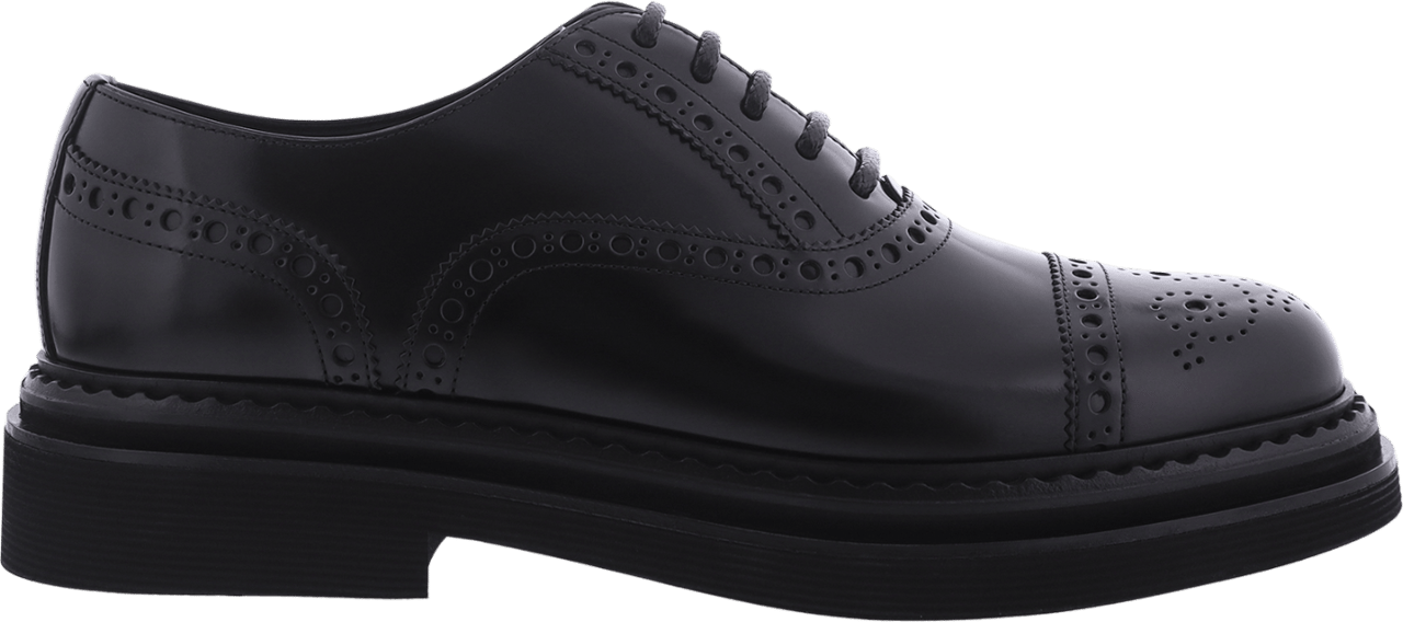 Dolce & Gabbana Heren Brushed Oxfords Zwart Zwart