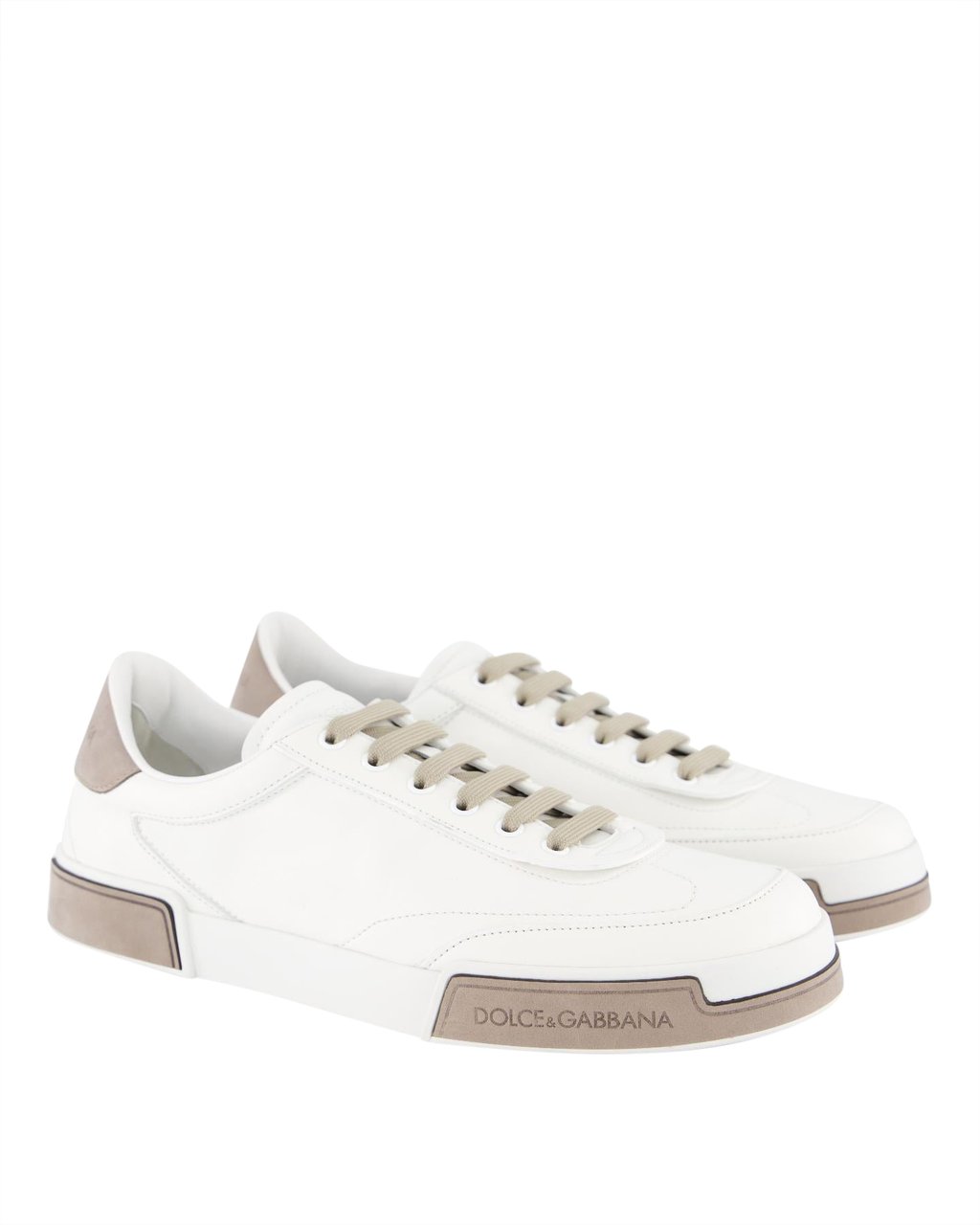 Dolce & Gabbana Heren Oxford Sneaker Wit Wit