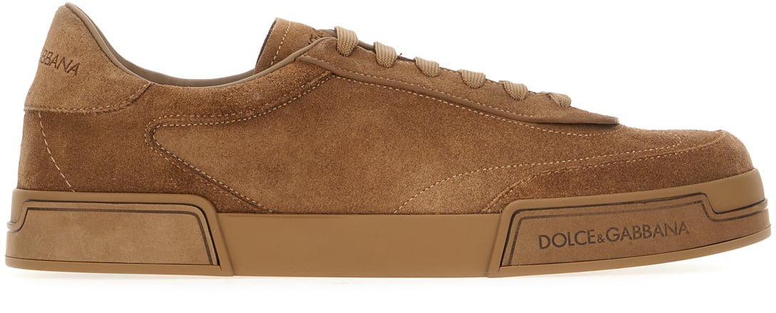 Dolce & Gabbana Dolce&gabbana Brown suede Portofino Light Florio Yacht sneakers Bruin