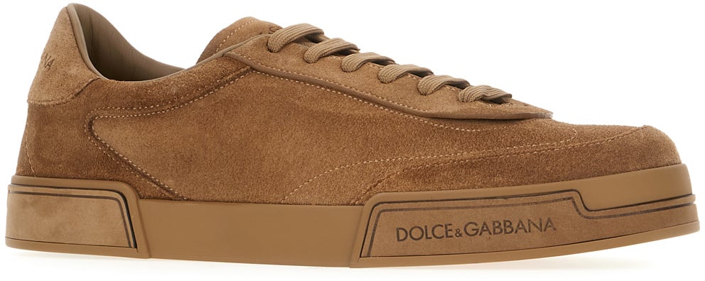Dolce & Gabbana Dolce&gabbana Brown suede Portofino Light Florio Yacht sneakers Bruin