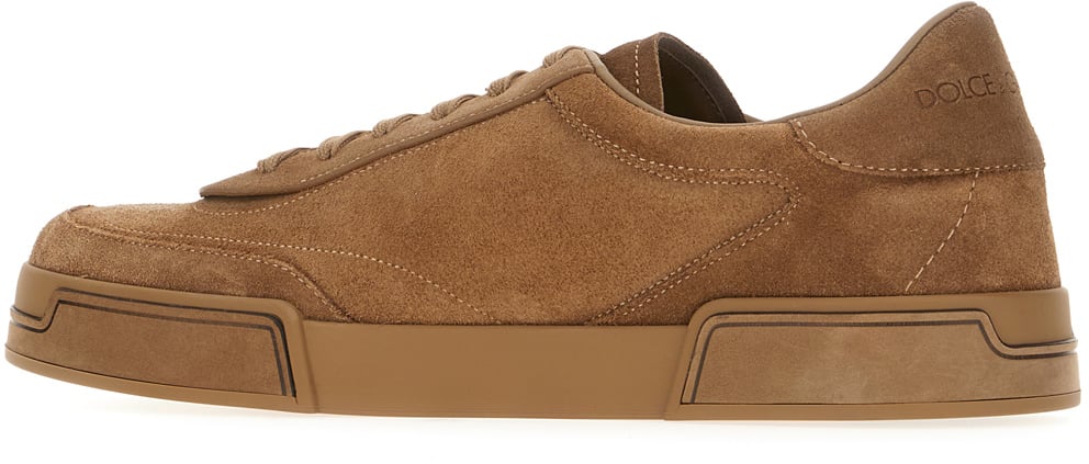 Dolce & Gabbana Dolce&gabbana Brown suede Portofino Light Florio Yacht sneakers Bruin