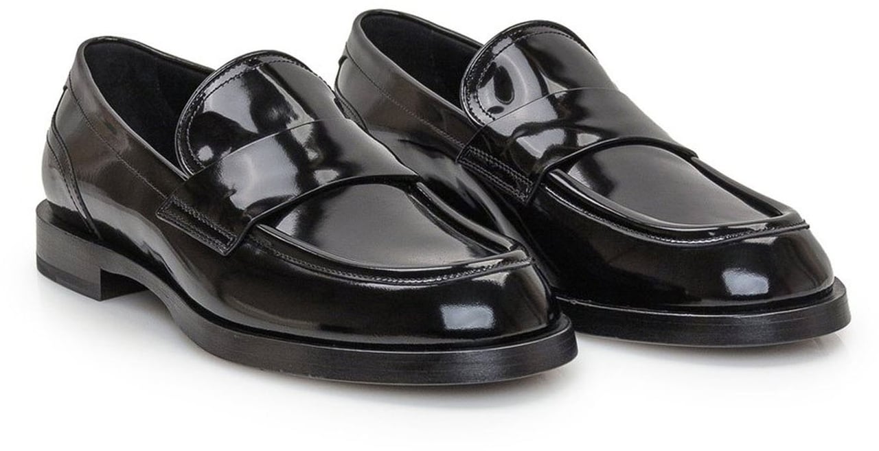 Dolce & Gabbana Dolce & Gabbana Leather Loafers Zwart