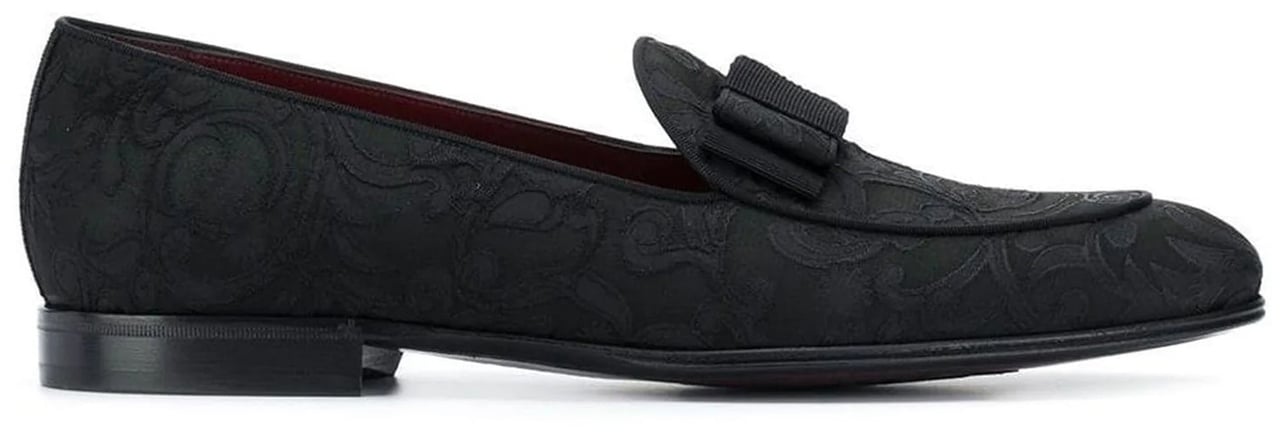 Dolce & Gabbana Dolce & Gabbana Baroque Jacquard Loafers Zwart