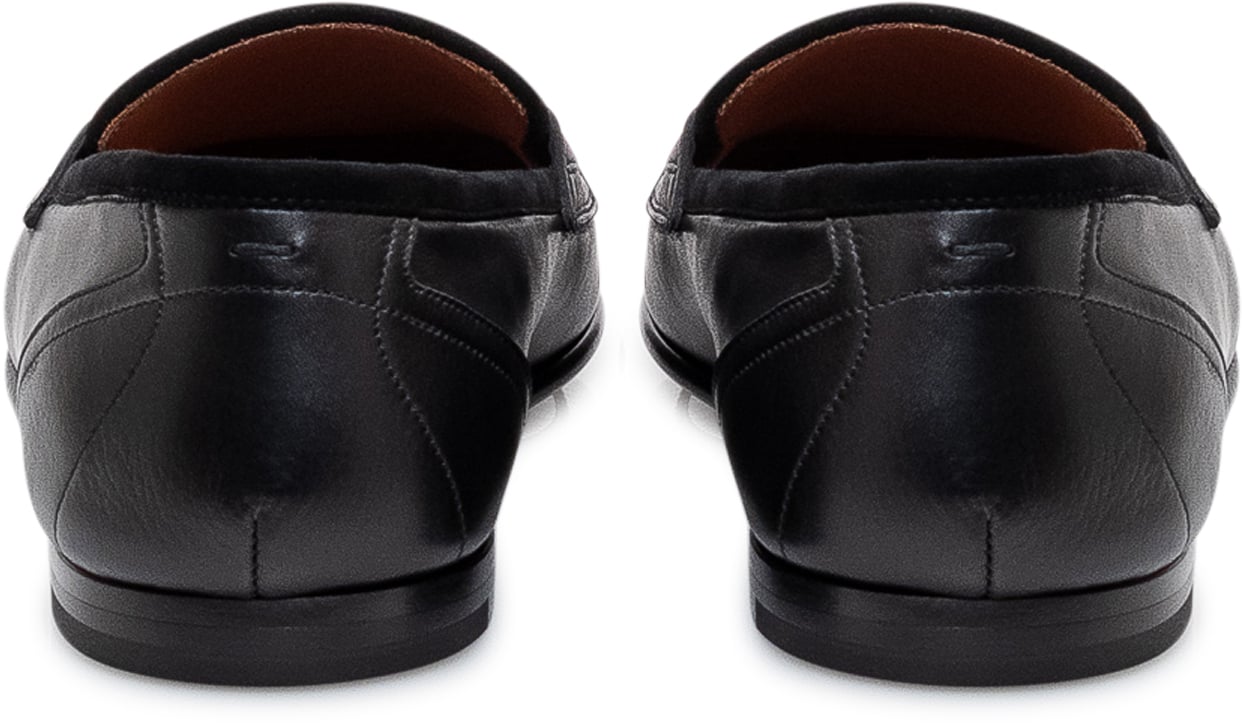 Dolce & Gabbana Mocassino con Morsetto Frontale Zwart