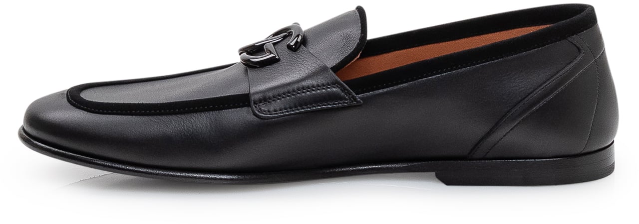 Dolce & Gabbana Mocassino con Morsetto Frontale Zwart