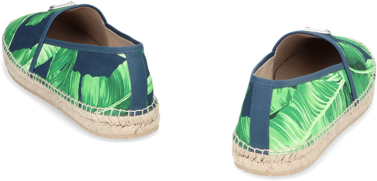 Dolce & Gabbana Canvas espadrilles Blauw