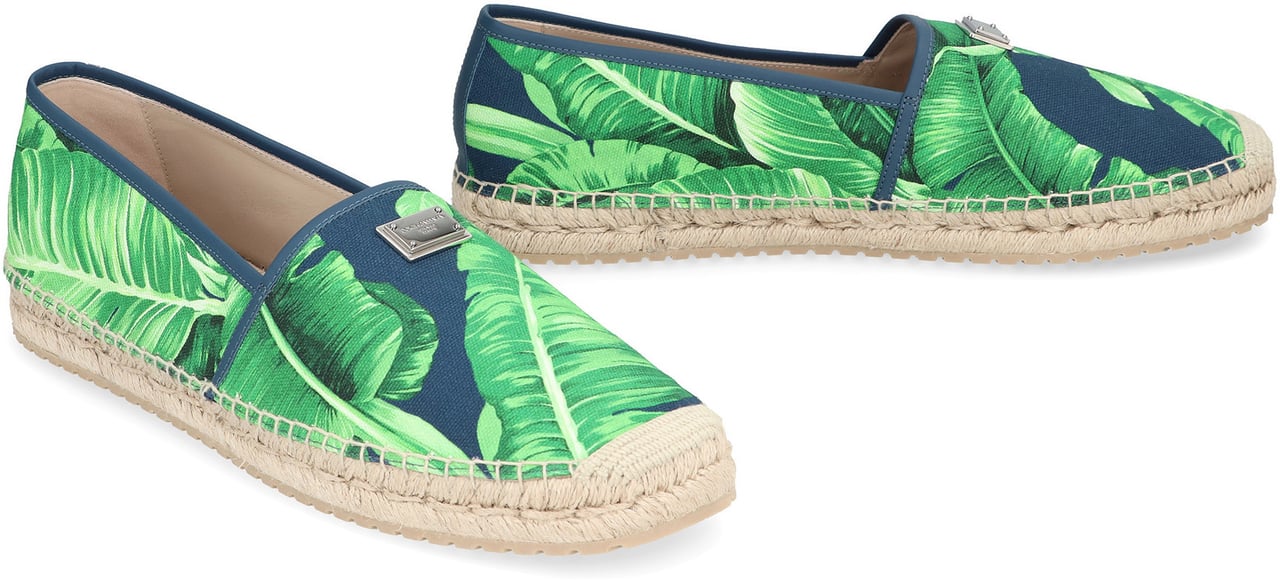 Dolce & Gabbana Canvas espadrilles Blauw