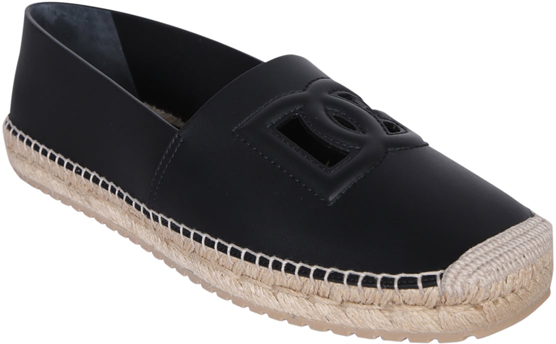 Dolce & Gabbana DOLCE & GABBANA Black Espadrillas Zwart