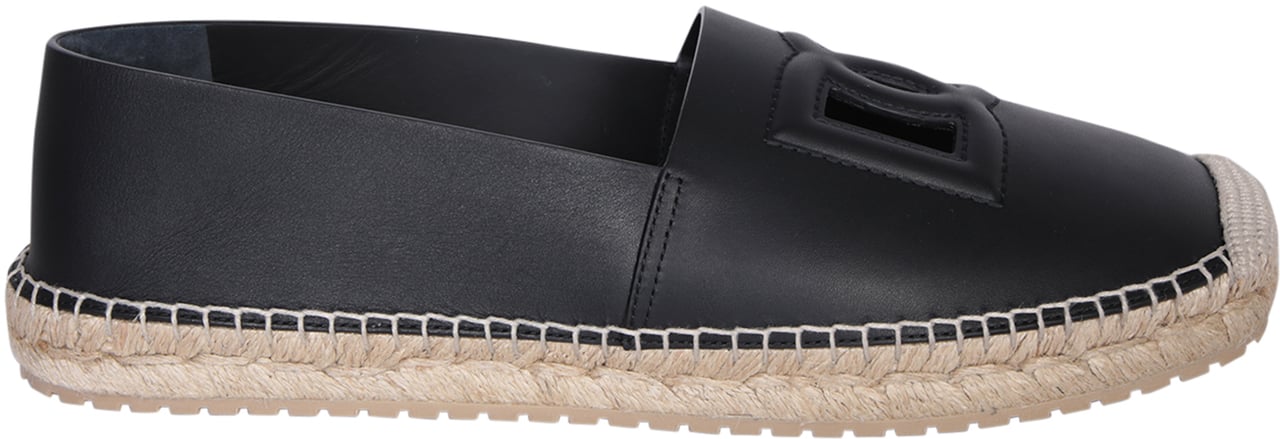 Dolce & Gabbana DOLCE & GABBANA Black Espadrillas Zwart
