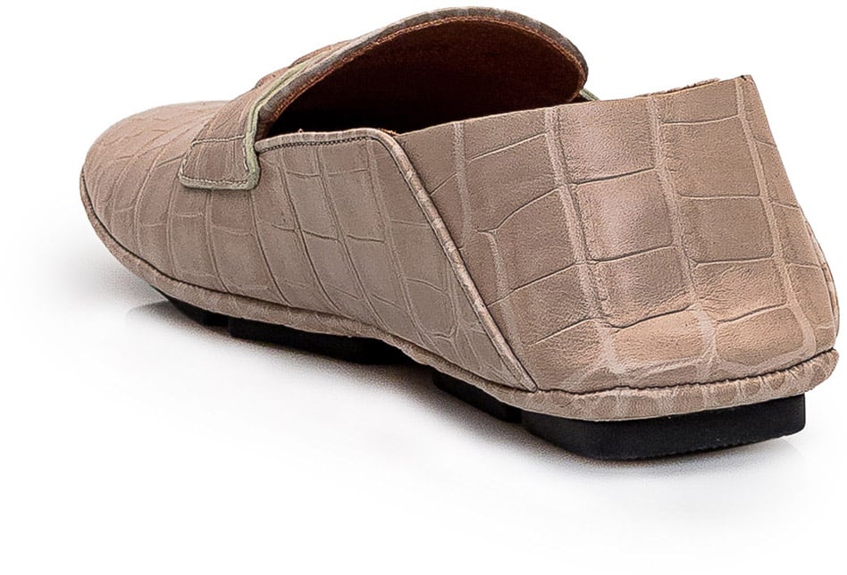 Dolce & Gabbana Driver in Pelle Beige