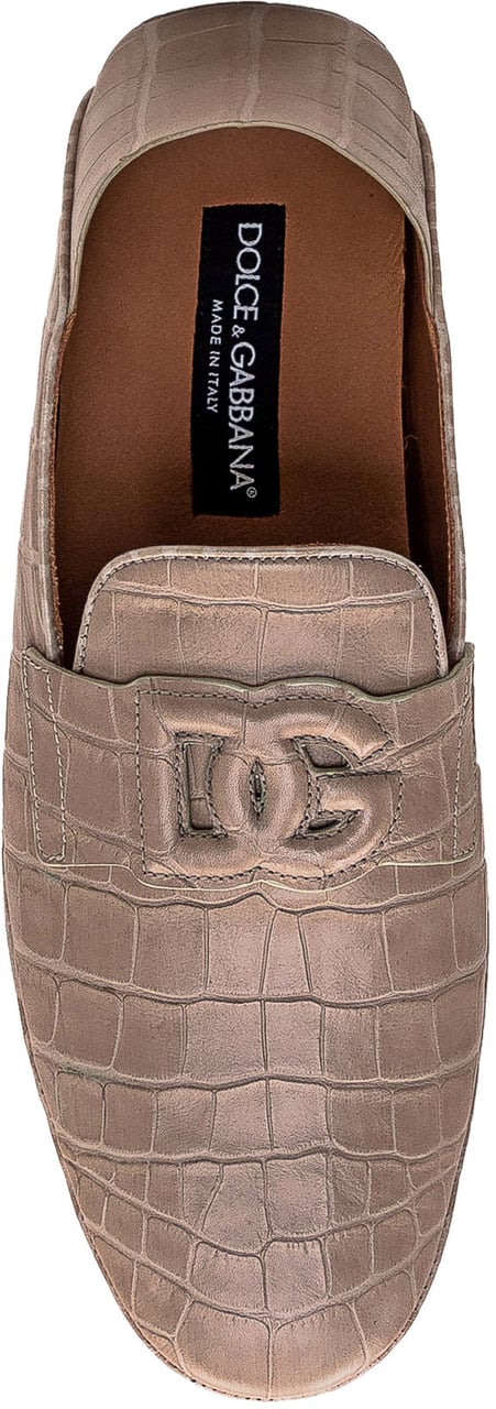 Dolce & Gabbana Driver in Pelle Beige