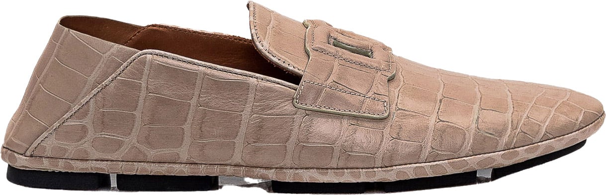 Dolce & Gabbana Driver in Pelle Beige