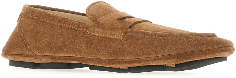 Dolce & Gabbana Dolce&gabbana Biscuit suede loafers Bruin