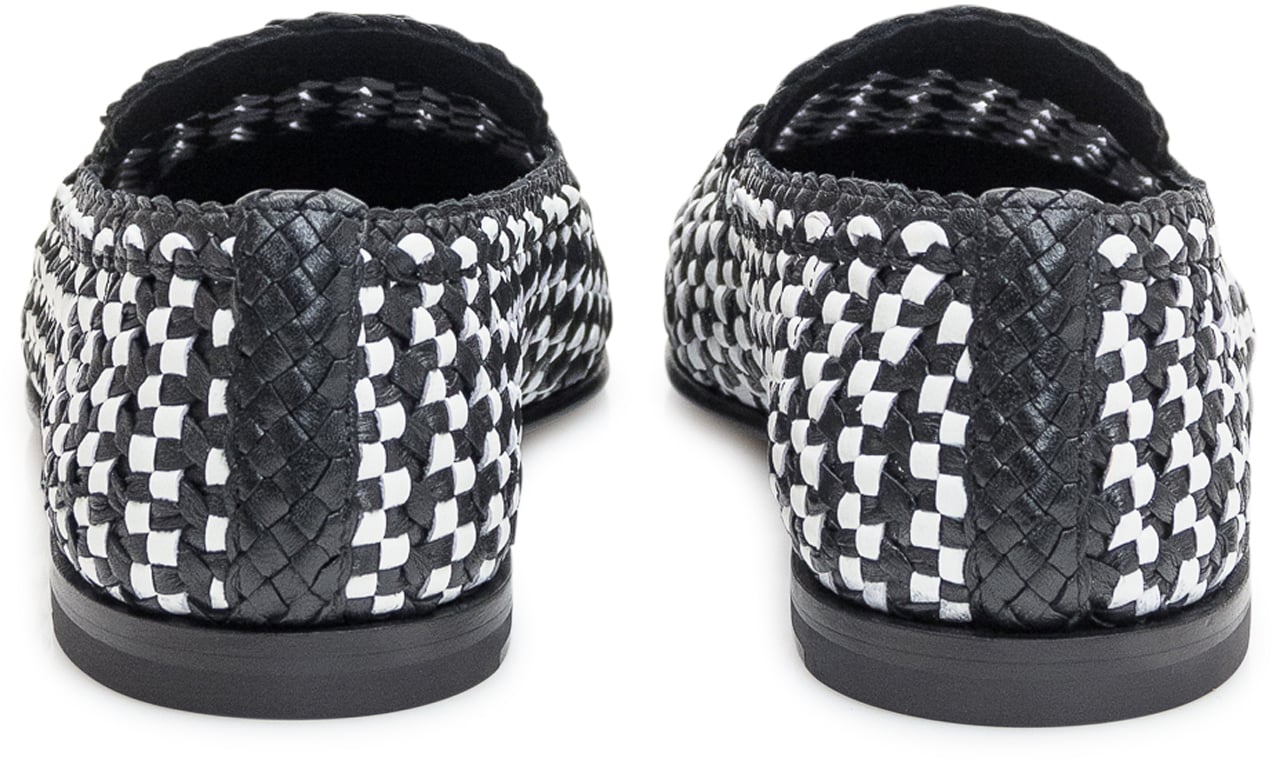 Dolce & Gabbana Pantofola Intreccio Zwart