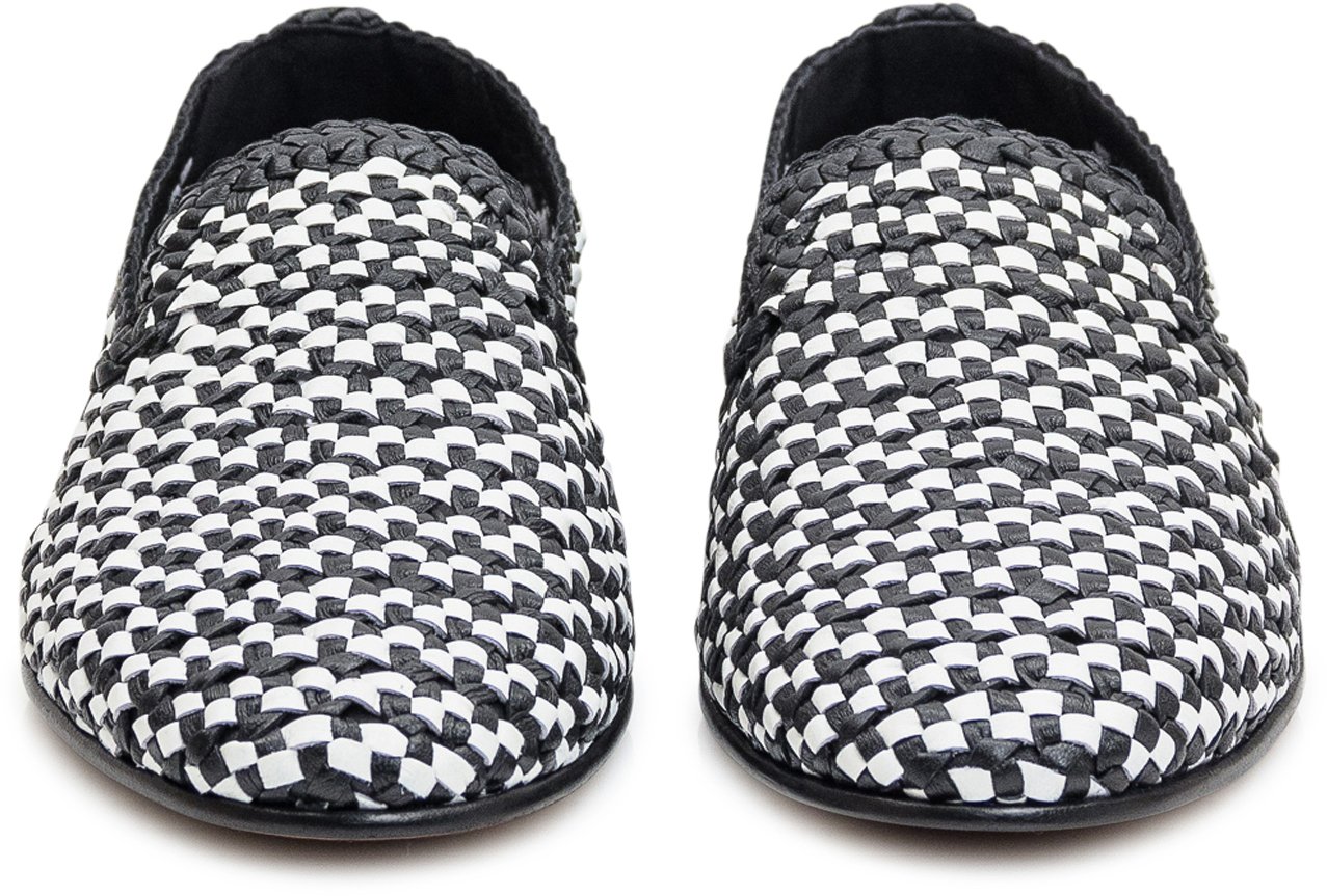 Dolce & Gabbana Pantofola Intreccio Zwart