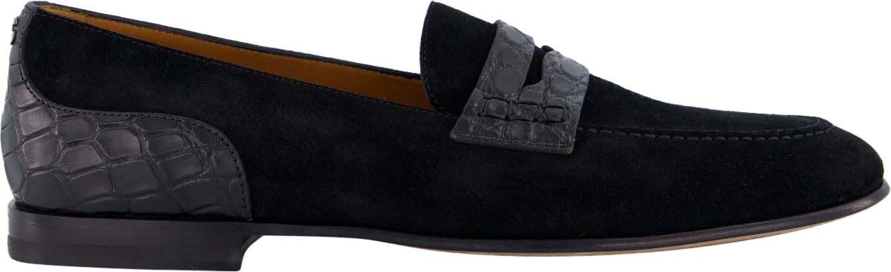 Dolce & Gabbana Heren DG Plaque Loafer Zwart Zwart