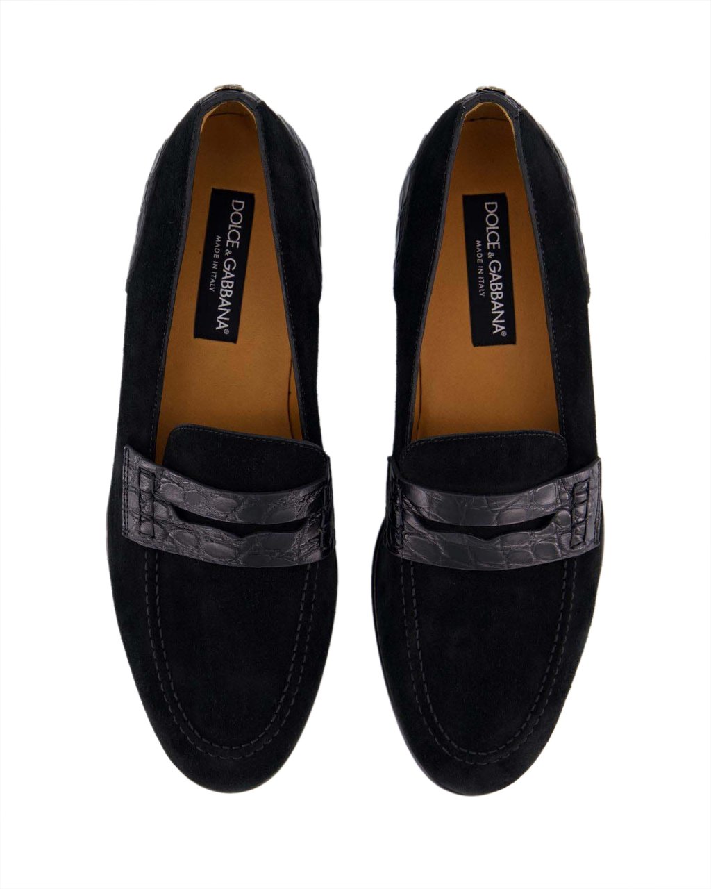 Dolce & Gabbana Heren DG Plaque Loafer Zwart Zwart