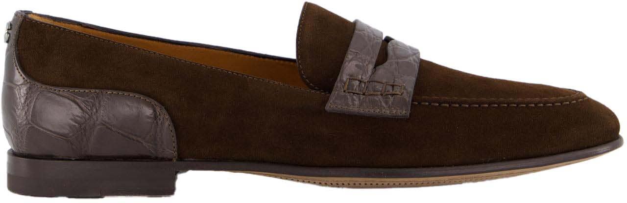 Dolce & Gabbana Heren DG Plaque Loafers Bruin Bruin