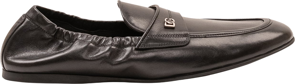 Dolce & Gabbana Mocassini con Tallone Arricciato Bruin