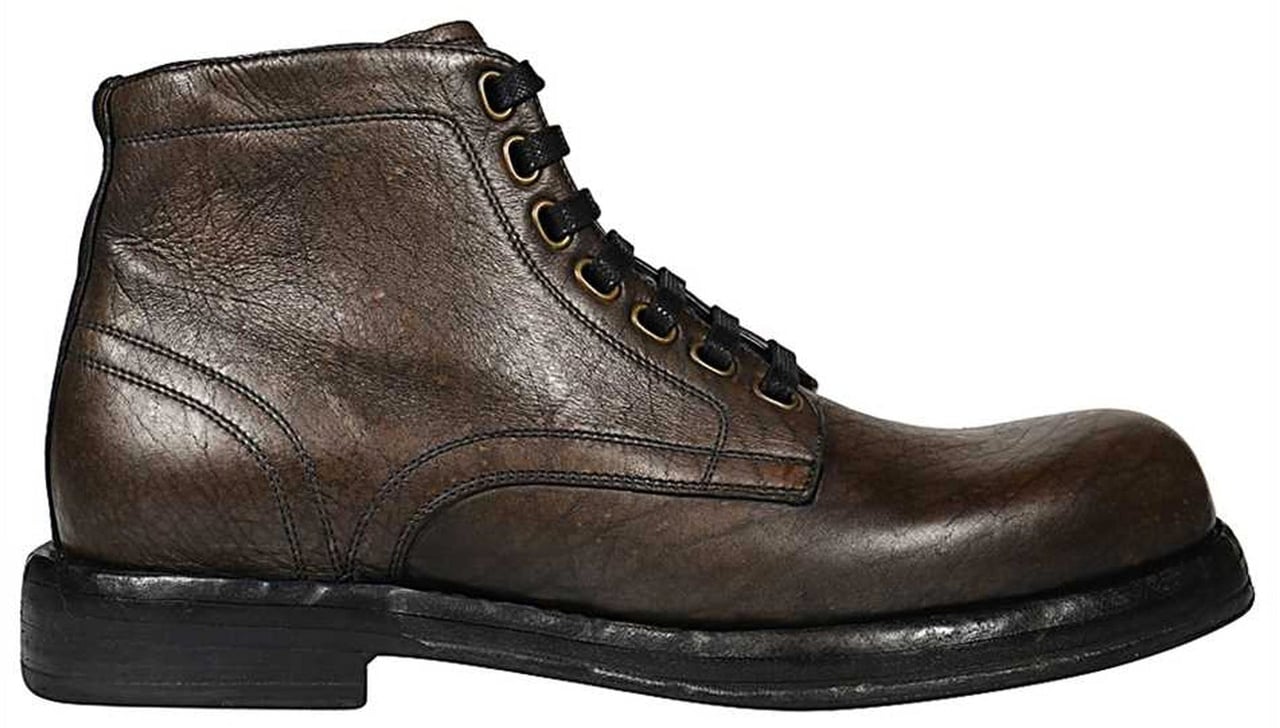 Dolce & Gabbana Dolce & Gabbana Leather Boots Bruin