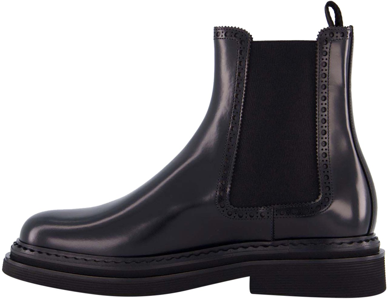 Dolce & Gabbana Heren Brushed Ankle Boot Zwart Zwart