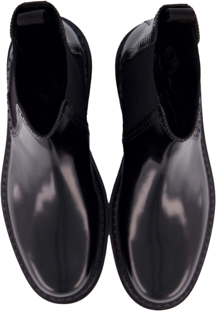 Dolce & Gabbana Heren Brushed Ankle Boot Zwart Zwart