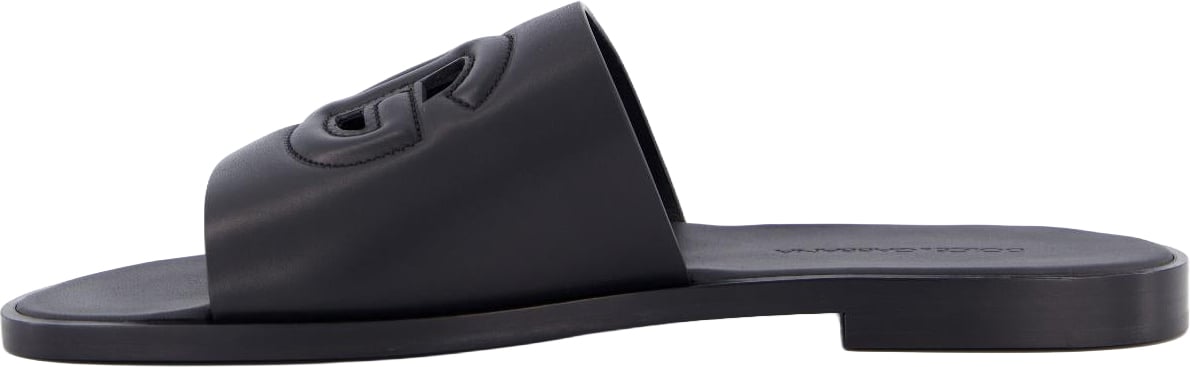 Dolce & Gabbana Dolce&Gabbana Heren D&G Logo Slide Zwart Zwart