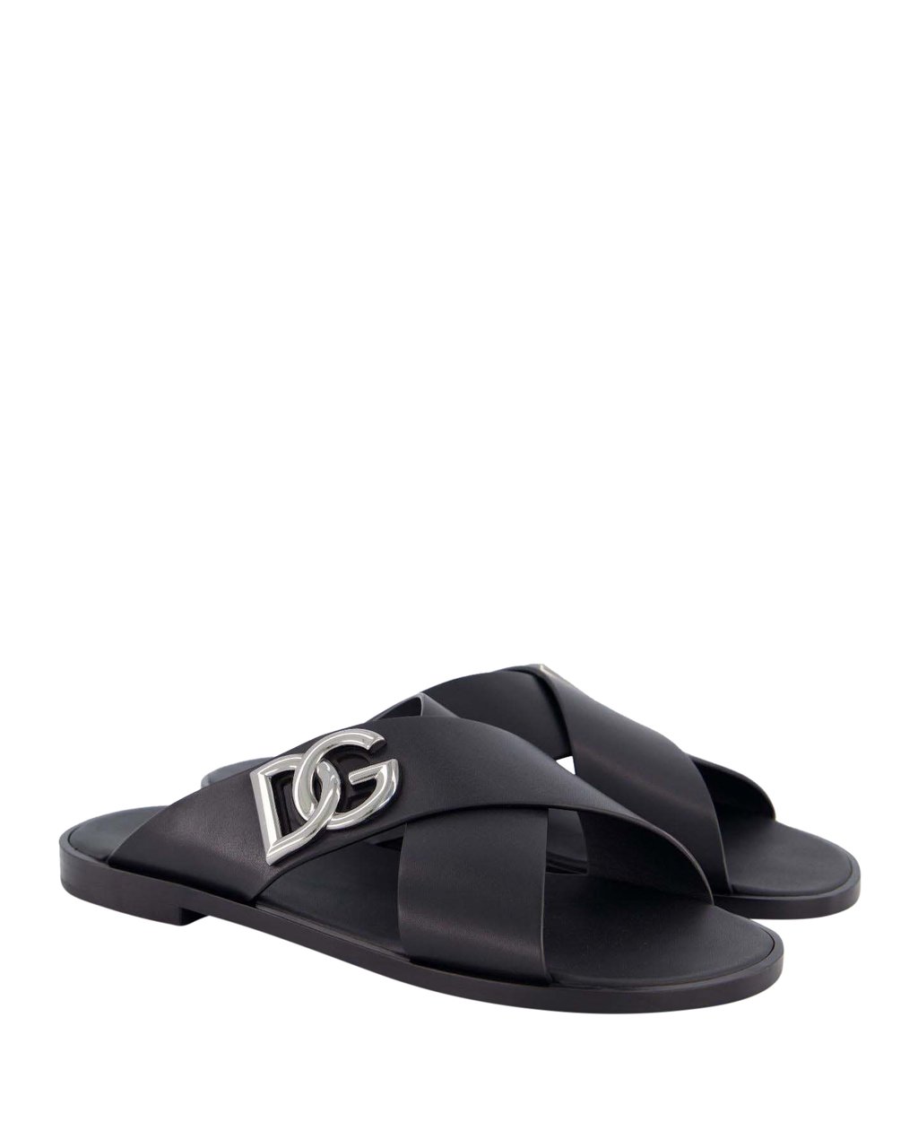 Dolce & Gabbana Heren Cross Slide Zwart Zwart