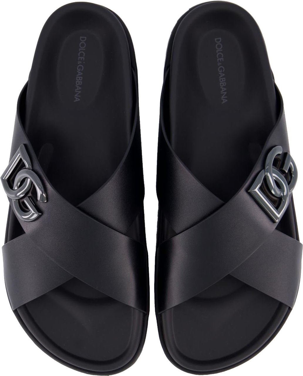 Dolce & Gabbana Dolce&Gabbana Heren Costiera Slipper Zwart Zwart