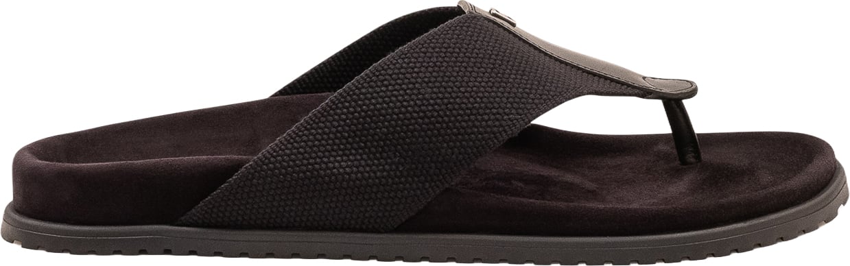 Dolce & Gabbana Infradito con Fascia Ampia Bruin