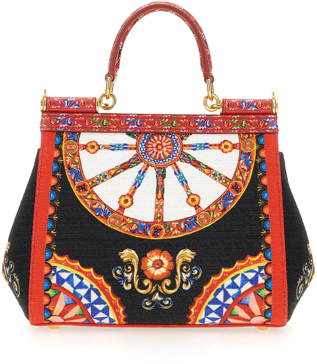Dolce & Gabbana Dolce&gabbana Printed Canvas Sicily handbag Divers