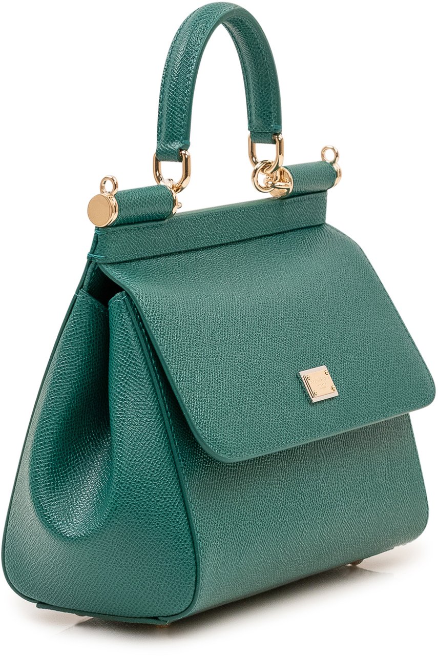 Dolce & Gabbana Borsa a Mano Sicily Piccola Groen