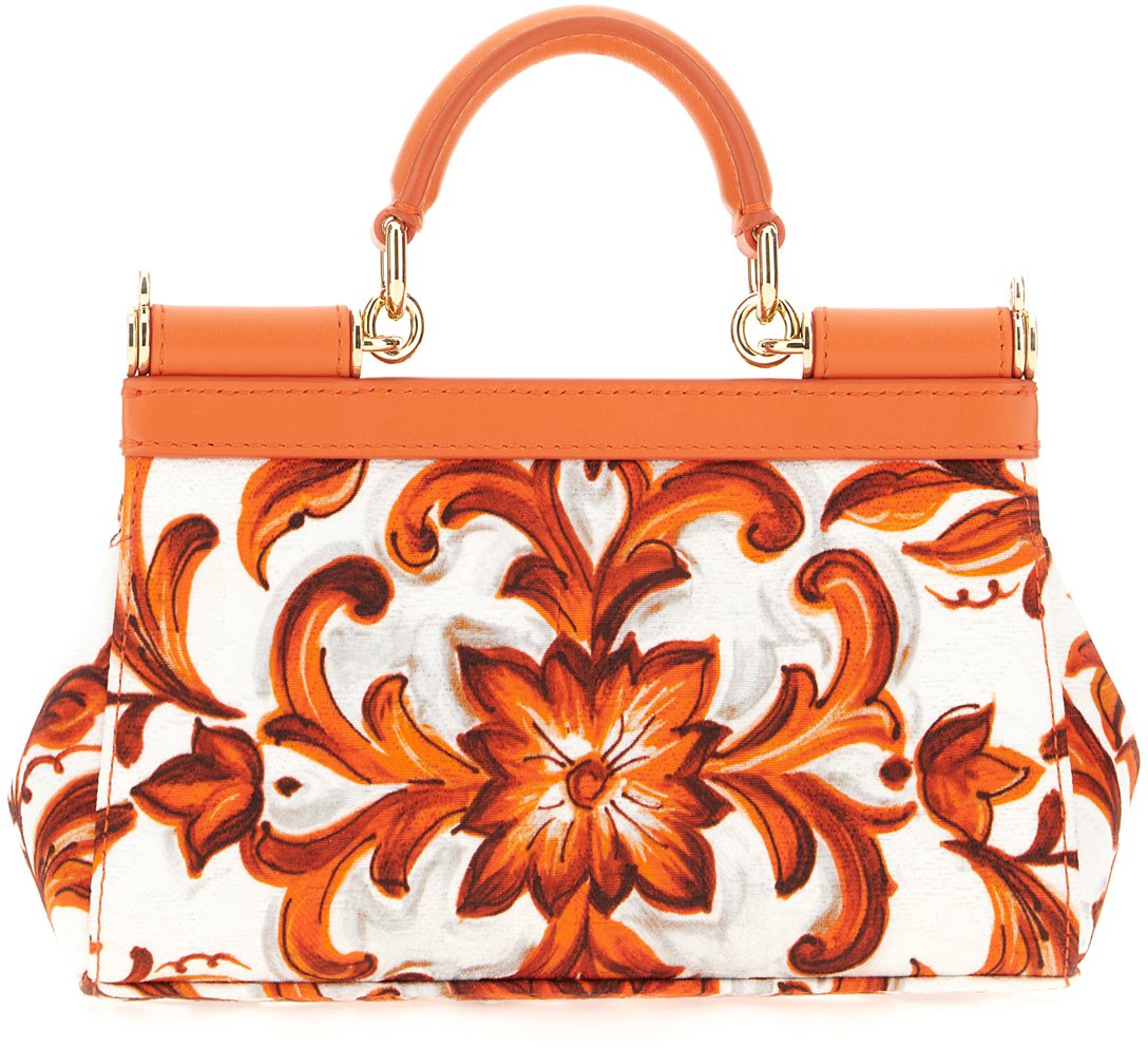 Dolce & Gabbana Dolce&gabbana Multicolor canvas mini Sicily handbag Divers