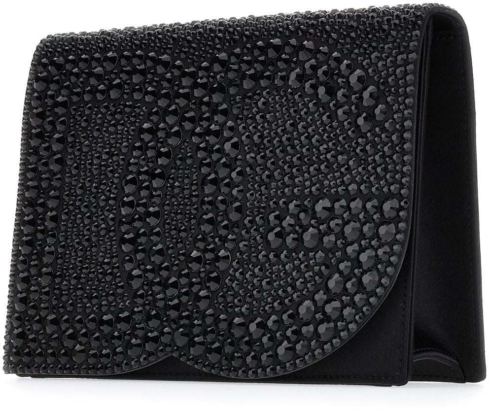 Dolce & Gabbana Dolce&gabbana Decorated satin DG Logo crossbody bag Divers