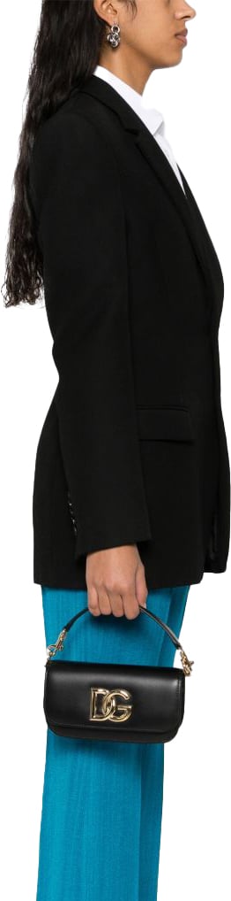 Dolce & Gabbana Vitello Liscio Nero Zwart